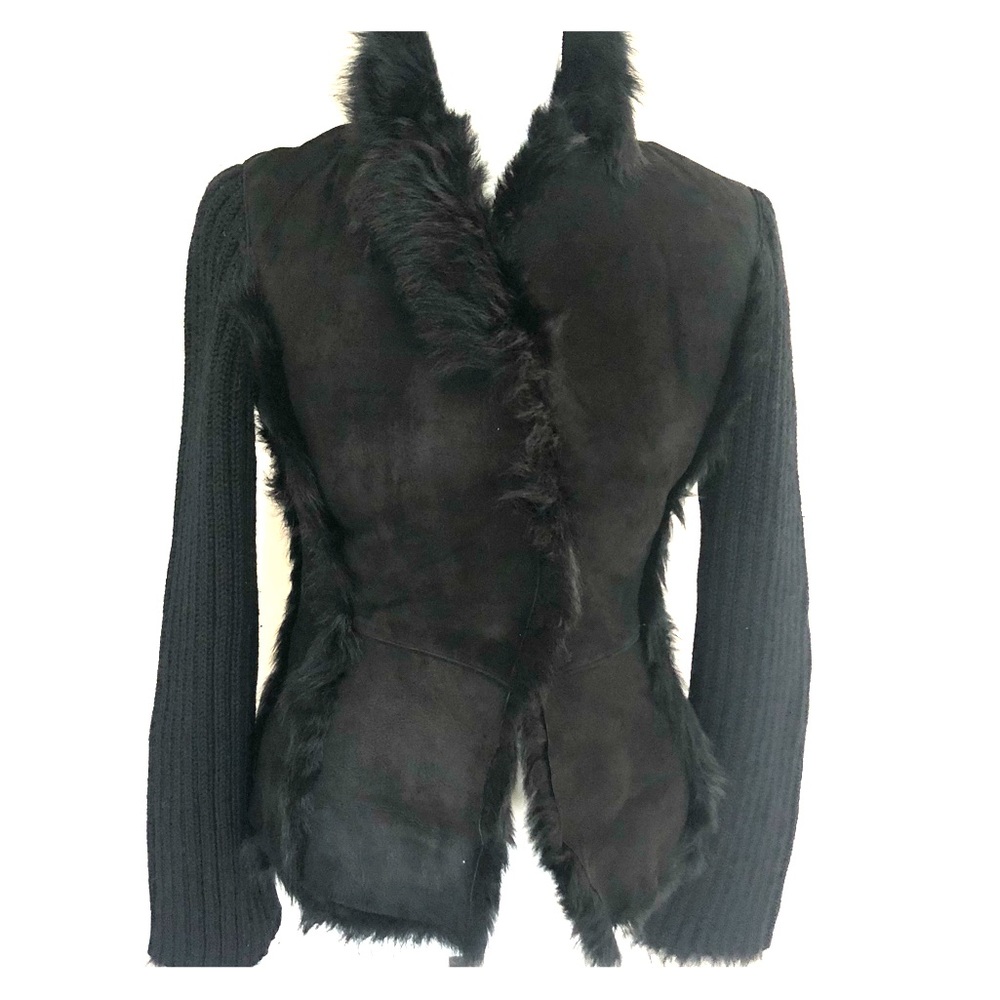 Laundry by shelli Siegal black sweater/coat XS